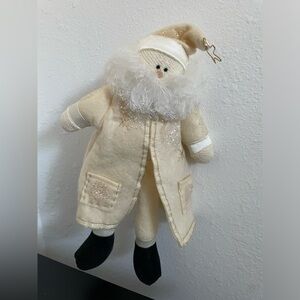 Vtg Russ Santa Glitter And Gold Judy Lynn Collection Christmas Plush  11”